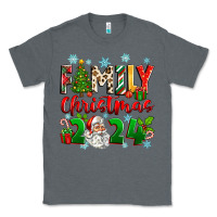 Charcoal Heather family christmas 2024 Classic Tee - Zillion Design Studio