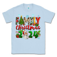 Dusty Blue family christmas 2024 Classic Tee - Zillion Design Studio