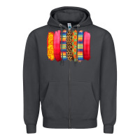 Smoke mexican leopard brushstroke Zipper Hoodie - Zillion Design Studio