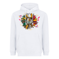 White mexican sunflower Heavyweight Hoodie - CTS Tumbler Store