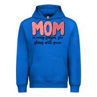 Cobalt mom in every season, she shines with grace Urban Hoodie - MaliasSmallBusiness