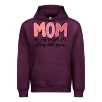 Mauve Wine mom in every season, she shines with grace Urban Hoodie - MaliasSmallBusiness