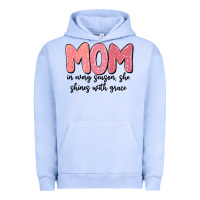 Pigment Grape Ice mom in every season, she shines with grace Urban Hoodie - MaliasSmallBusiness