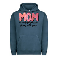 Pigment Midnight Navy mom in every season, she shines with grace Urban Hoodie - MaliasSmallBusiness
