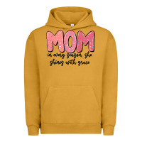 Pigment Peanut Butter mom in every season, she shines with grace Urban Hoodie - MaliasSmallBusiness