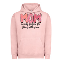 Pigment Salmon mom in every season, she shines with grace Urban Hoodie - MaliasSmallBusiness