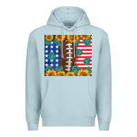 Blue Mist American football and america Premium Hoodie - NancyCooperArtShop