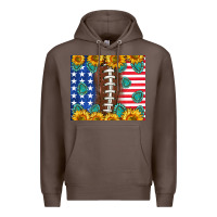 Coffee American football and america Premium Hoodie - NancyCooperArtShop