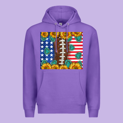 American Football And America Premium Hoodie Designed By Nancycooperartshop