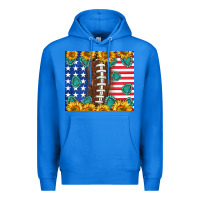 True Royal American football and america Premium Hoodie - NancyCooperArtShop