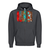 Smoke mexican brushstroke Zipper Hoodie - Zillion Design Studio