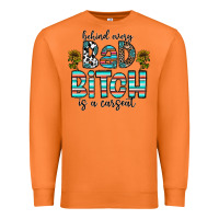 Carrot Behind Every Bad Bitch is a Carseat Premium Sweatshirt - CowhideDigitalArt