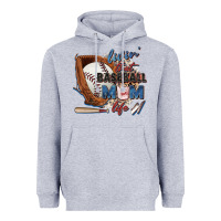 Heather Grey livin' that baseball mom life Heavyweight Hoodie - Zillion Design Studio
