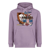 Lavender livin' that baseball mom life Heavyweight Hoodie - Zillion Design Studio