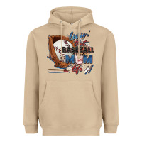 Mushroom livin' that baseball mom life Heavyweight Hoodie - Zillion Design Studio