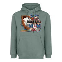 Sage livin' that baseball mom life Heavyweight Hoodie - Zillion Design Studio