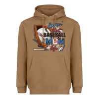 Toasted Coconut livin' that baseball mom life Heavyweight Hoodie - Zillion Design Studio