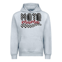 Heather Grey moto mama Urban Hoodie - MaliasSmallBusiness