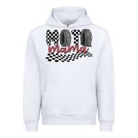 White moto mama Urban Hoodie - MaliasSmallBusiness