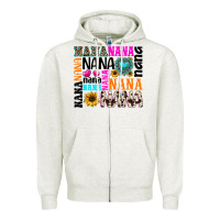Oatmeal Heather nana gemstone sunflower Zipper Hoodie - texasbilliewilder