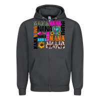 Smoke nana gemstone sunflower Zipper Hoodie - texasbilliewilder