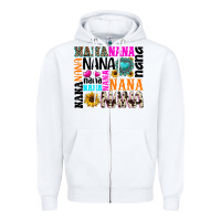 White nana gemstone sunflower Zipper Hoodie - texasbilliewilder