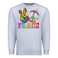 Heather Grey lgbtq peace and sembols Premium Sweatshirt - HRA Design Shop