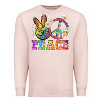 Pale Pink lgbtq peace and sembols Premium Sweatshirt - HRA Design Shop