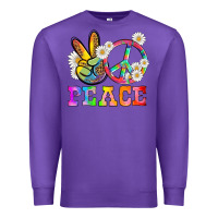 Purple lgbtq peace and sembols Premium Sweatshirt - HRA Design Shop