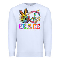 White lgbtq peace and sembols Premium Sweatshirt - HRA Design Shop