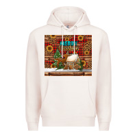 Pale Pink merry christmas cookies buffalo plaid Premium Hoodie - Jasminsmagicworld