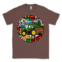 Chestnut Christmas Farm Tractor Classic Tee - RanaPortraitStore
