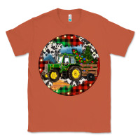 Copper Christmas Farm Tractor Classic Tee - RanaPortraitStore