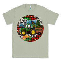 Matcha Christmas Farm Tractor Classic Tee - RanaPortraitStore