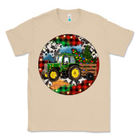 Mushroom Christmas Farm Tractor Classic Tee - RanaPortraitStore