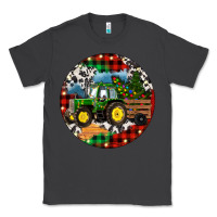 Smoke Christmas Farm Tractor Classic Tee - RanaPortraitStore