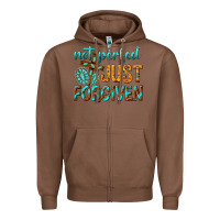 Chestnut not perfect just forgiven Zipper Hoodie - texasbilliewilder