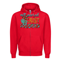 Red not perfect just forgiven Zipper Hoodie - texasbilliewilder