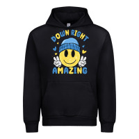 Black down right amazing Urban Hoodie - MaliasSmallBusiness