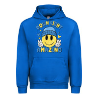 Cobalt down right amazing Urban Hoodie - MaliasSmallBusiness