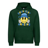 Forest Green down right amazing Urban Hoodie - MaliasSmallBusiness