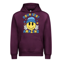 Mauve Wine down right amazing Urban Hoodie - MaliasSmallBusiness