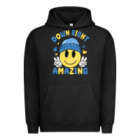 Pigment Black down right amazing Urban Hoodie - MaliasSmallBusiness