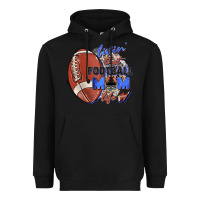Black livin' that football mom life Heavyweight Hoodie - Zillion Design Studio
