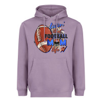 Lavender livin' that football mom life Heavyweight Hoodie - Zillion Design Studio