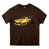 Chocolate Brown Asphalt Paver Heavy Core Tee - LillyAllenDesigns