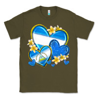 Army Green nicaragua hearts Classic Tee - texasbilliewilder