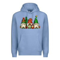 Colony Blue christmas gnomes Premium Hoodie - Jasminsmagicworld