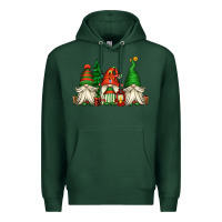 Sports Green christmas gnomes Premium Hoodie - Jasminsmagicworld