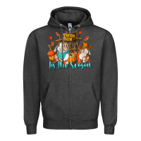 Charcoal Heather Tis The Season Zipper Hoodie - RanaPortraitStore
